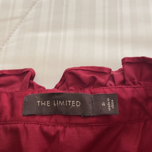 The Limited Red ruffle dress - Picture 4 of 4
